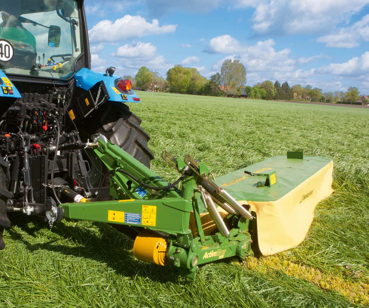 Снятие нагрузки с косилки